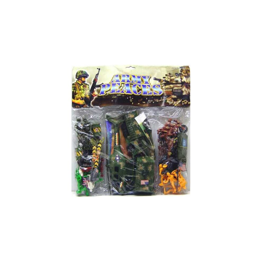 50+ Pcs. Army Man, Vehicles, Helicopter, Bikes Gun Accessories Toy Set