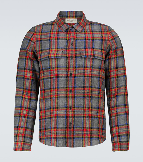 Western checked shirt