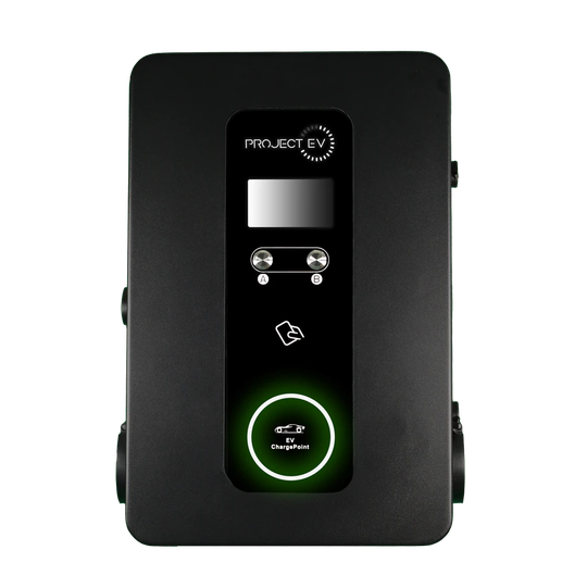 Project EV Pro Earth RFID 2 Gun Electric Wall Car Charge 22KW