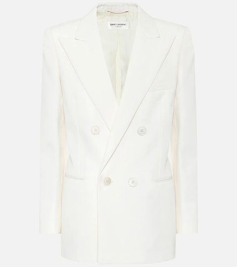 Wool-twill blazer