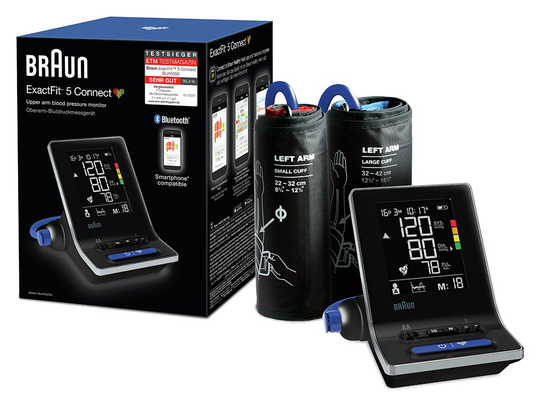 Braun BUA6350 ExactFit 5 Connect Blood Pressure Monitor