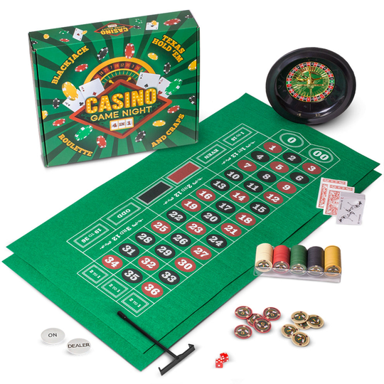Casino Game Night | 4 Games in 1