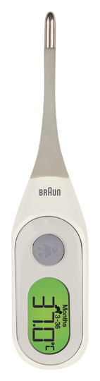 Braun PRT2000 Digital Stick Thermometer with Age Precision