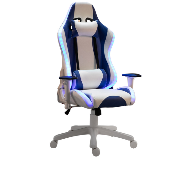 Vinsetto LED PU Leather Gaming Chair