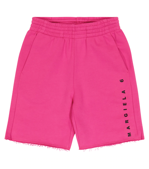 Logo cotton jersey shorts