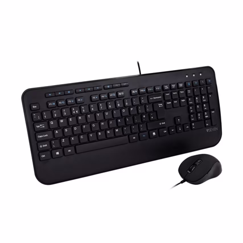 V7 Pro USB Keyboard Mouse Combo UK J154572- you get 5