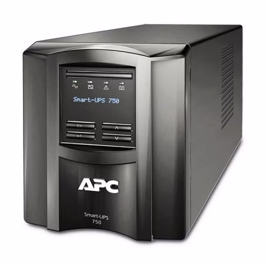 Apc SMT750IC Line Interactive Smart UPS 0.75kVA 500 Watts LCD 230V with SmartCon