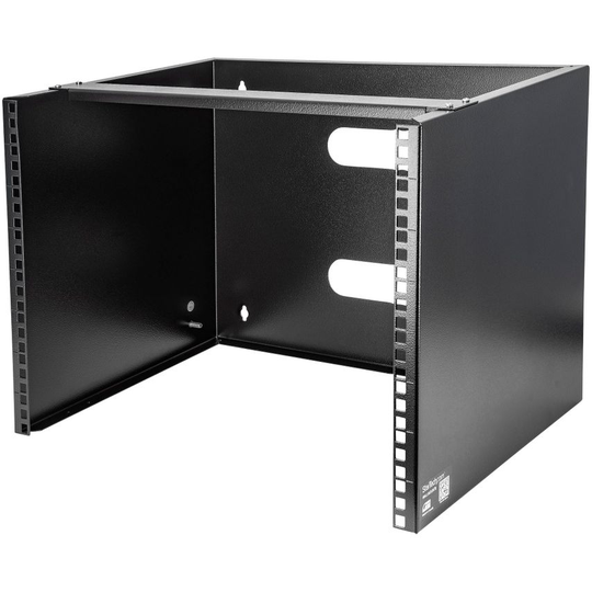 StarTech.com Wall-Mount Bracket for Shallow Rack-Mount Equipment - Solid Steel -