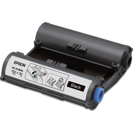 Epson Rc-R1bna 100mm Black Ribbon, Tapes, Black, 100 Mm, 30 M- you get 3