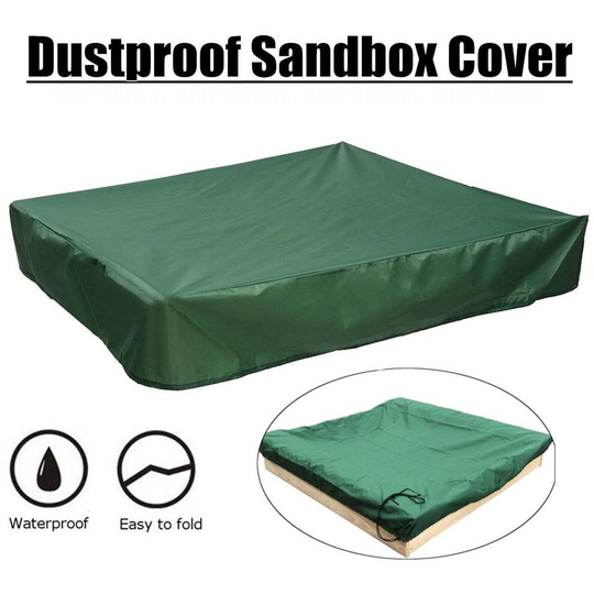 150 x 150cm Waterproof Sandpit Cover Wear-resistant with Carrying Bag