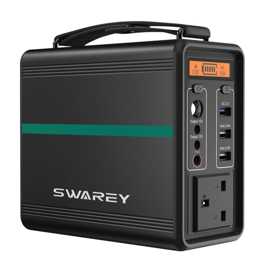 SWAREY Solar Power Generator Station Energy Storage Battery Charger