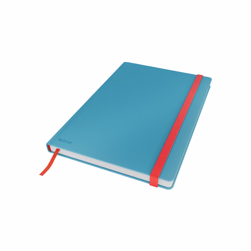 Leitz Cosy Notebook Soft Touch Ruled with Hardcover Calm Blue