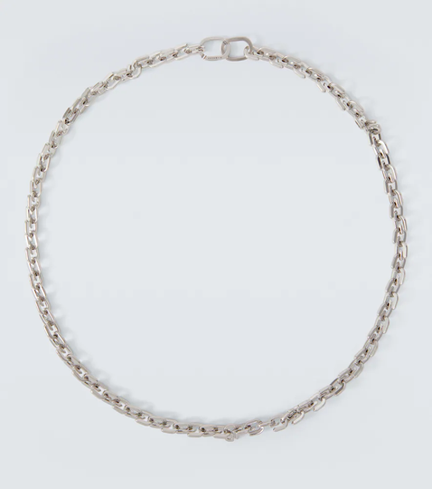 G-link silver-tone necklace