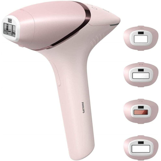 Philips Lumea IPL Cordless Hair Removal 9000 Series with 4 attachments for Body, Face, Bikini and Underarms and SenseIQ Technology - BRI957/00