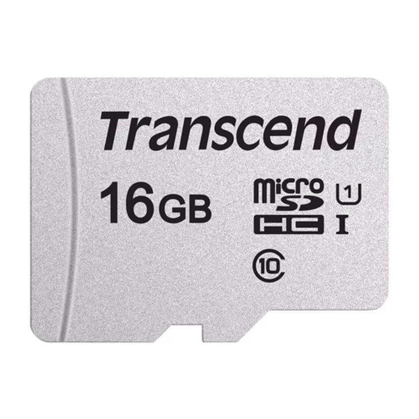 Transcend Memory Memory 16GB UHS-I U1 Micro SD W/O Adapter