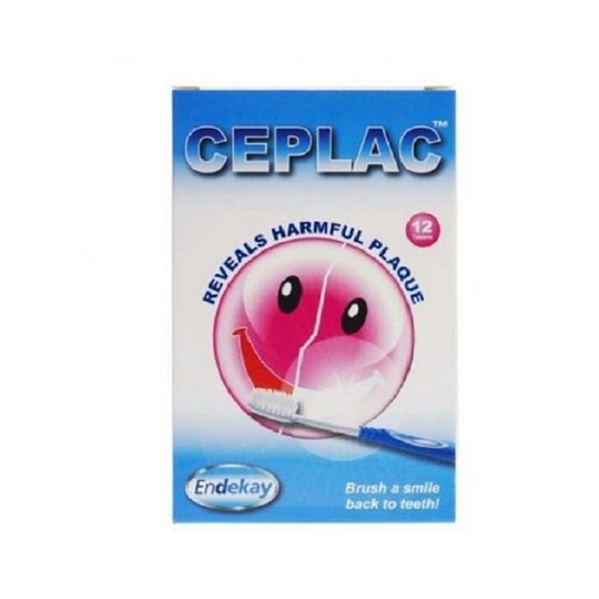 Ceplac Dental Disclosing Tablets 12