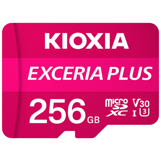 Kioxia Exceria Plus memory card 256 GB MicroSDXC Class 10 UHS-I