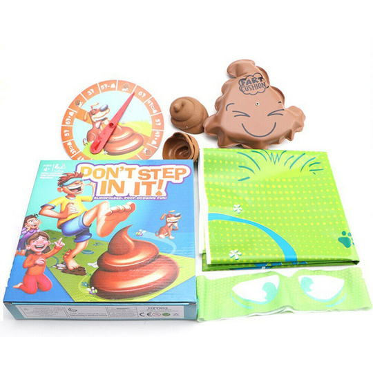Dont Step In It Game Blindfolded Poo Dodging Fun Family Party Toys Christmas