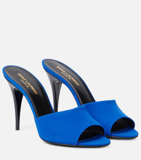 LA 16 satin sandals