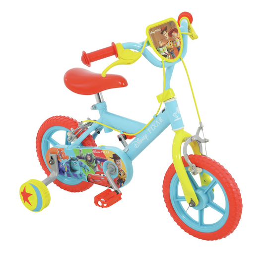 Disney Pixar 12 inch Wheel Size Kids Beginner Bike