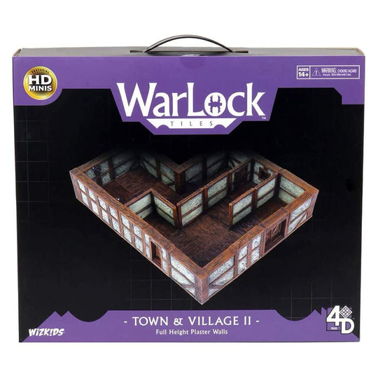 WarLock Tiles: Town & Village II - Full Height Plaster Walls