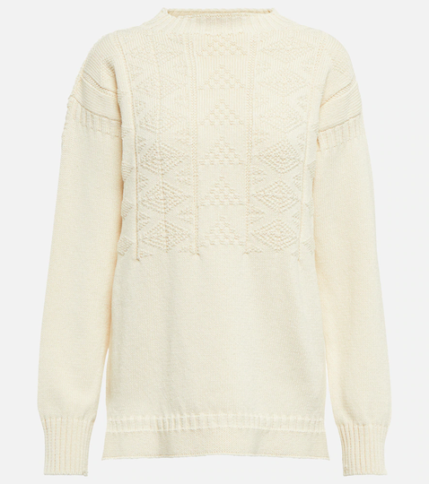 Textured knit sweater