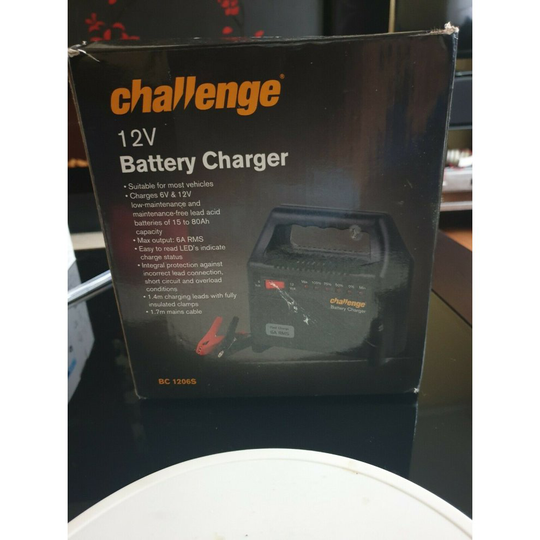 CHALLENGE 6V / 12V Car Battery Charger