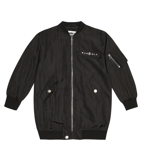 Logo bomber jacket