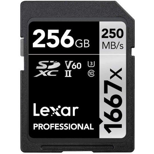 Lexar Professional 1667x SDXC UHS-II Card 256GB