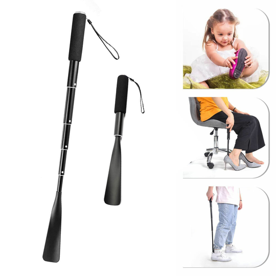 Shoe Horn Long Handeld 36-94CM Telescopic Metal Shoe Horn Stick Helper
