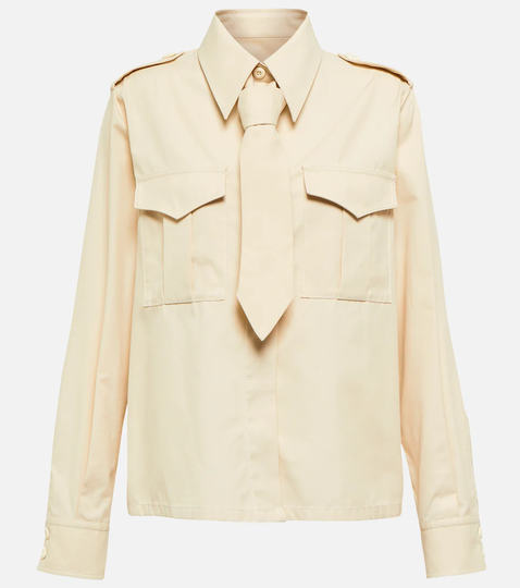 Cotton-blend shirt
