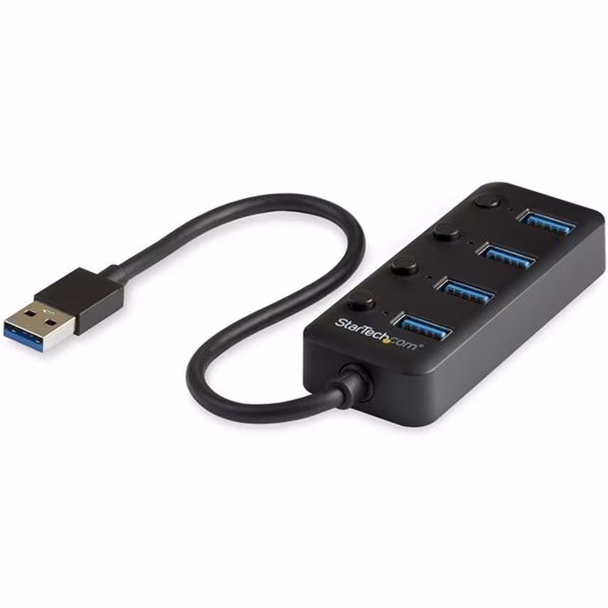 Startech USB3 4 Port Hub with On and Off Switches