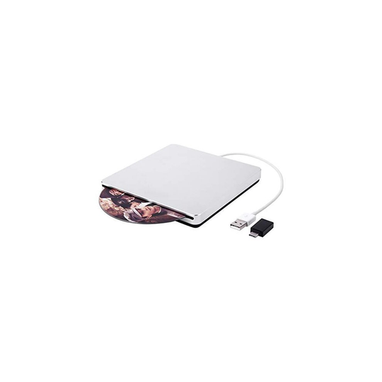 Somdar External CD Drive, Portable USB CD DVD Writer Reader Player Burner,Optical Drives Low Noise for Laptop/Mac/MacBook Pro/Windows
