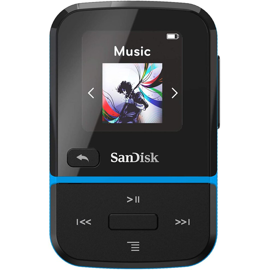 SanDisk Clip Sport Go 32GB MP3 Player - Blue