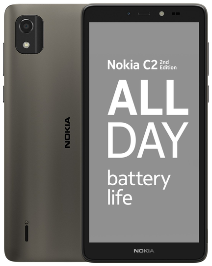 SIM Free Nokia C2 2E 32GB Mobile Phone - Grey