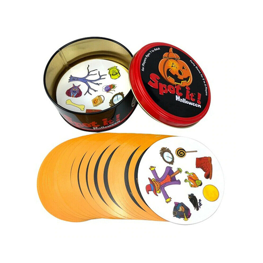 (Spot it HALLOWEEN) Spot it game card Family Game Boxed