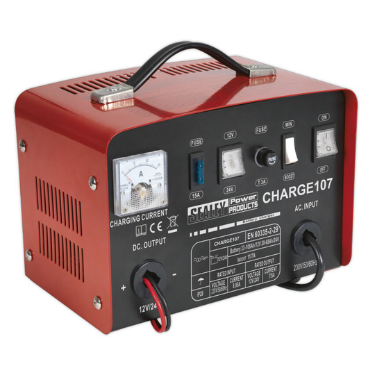Sealey Battery Charger 11A 12/24V 230V