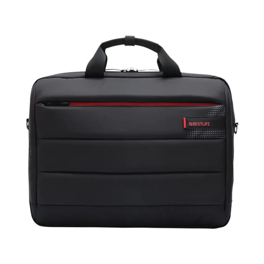 BestLife 15.6 Inch Laptop Bag with USB Type-C Connector Black BBC-3335BK
