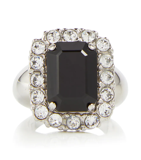 Crystal-embellished ring