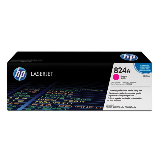 HP HP 824A Magenta Standard Capacity Toner Cartridge 21K pages for HP Color Lase