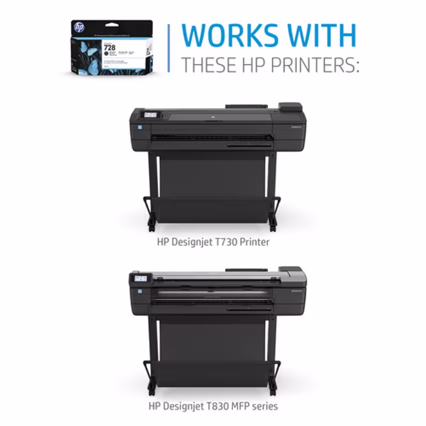 HP Ink Cartridge No 728 Matteblack