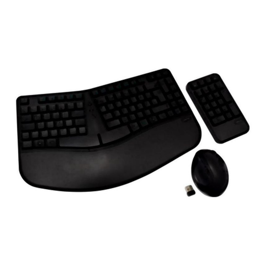 V7 Ergonomic Keyboard Mouse Combo J154561- you get 2