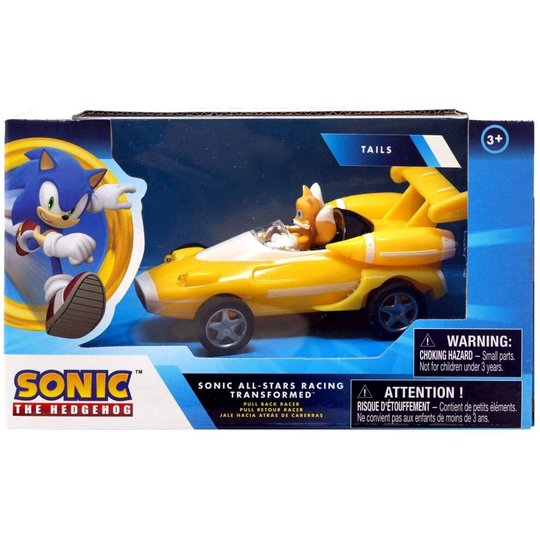 Sonic All Stars Racing Transformed Tails Pull Back Racer