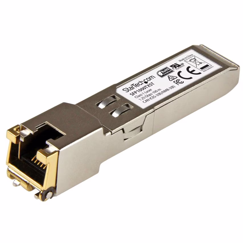 StarTech.com MSA Compliant SFP Transceiver Module - 1000BASE-TX