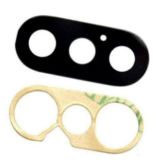 For iPhone XS Rear Camera Lens Glass - Black