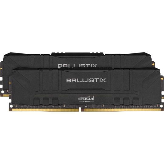 Crucial Ballistix BL2K8G32C16U4B 3200 MHz, DDR4, DRAM, Desktop Gaming Memory Kit, 16GB (8GB x2), CL16, Black
