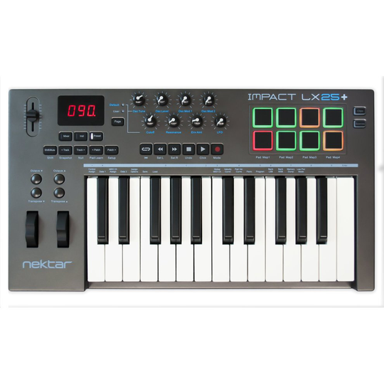 Nektar Impact LX25+ USB MIDI Keyboard Controller with DAW Integration