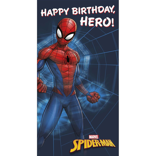 Disney Marvel Spiderman Hero Birthday Greeting Card Disney Character Cards