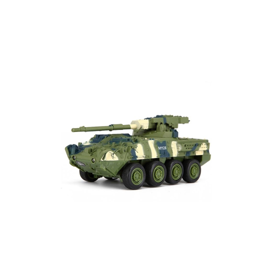 Military tank toy model of remote control vehicle