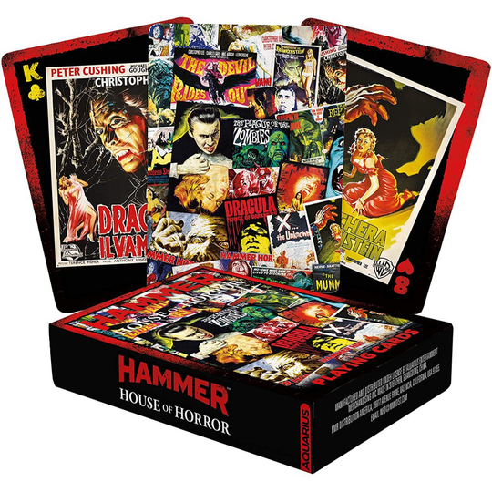 Hammer House Of Horror Set of 52 Playing Cards + Jokers